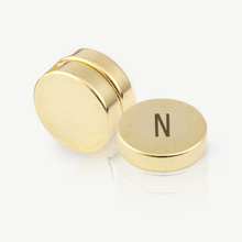 Load image into Gallery viewer, 24K Gold Therapy Magnets, 3 Pcs (Focus Qi Coil Energy) - Qi Life Store 