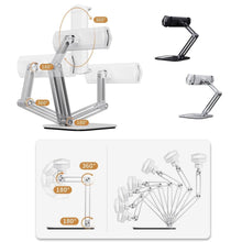 Load image into Gallery viewer, Adjustable Resonant Console Desk Stand - Qi Life Store 